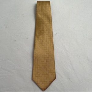 Peter Thomas by Superba vintage gold silk tie